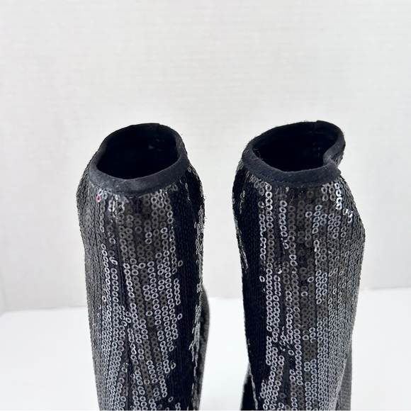 Women's Aldo Cirelle-92 Sequined Black Stretch Stiletto Size 7 - Picture 11 of 17